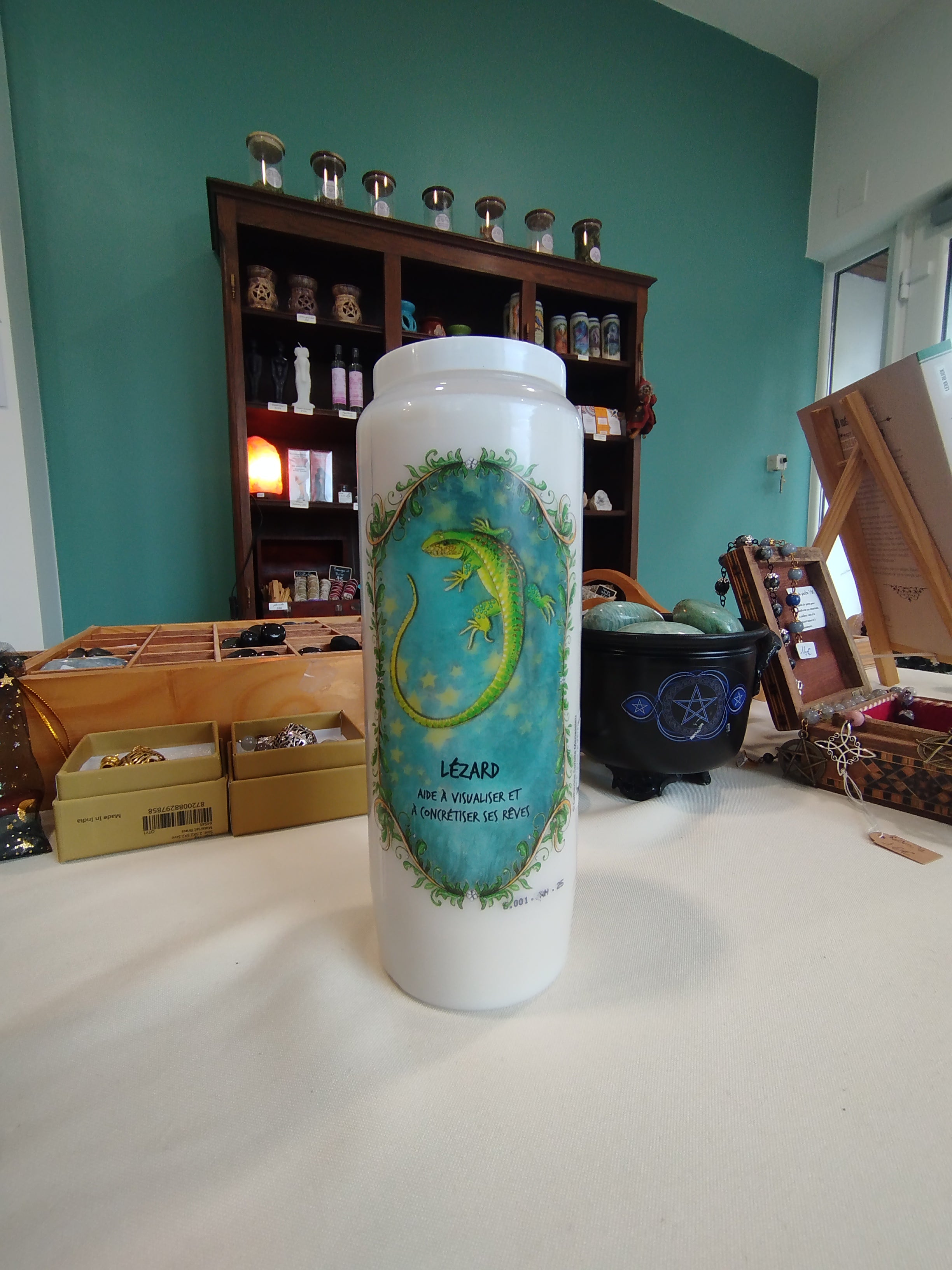 le lézard aide à visualiser et réaliser ses rêves