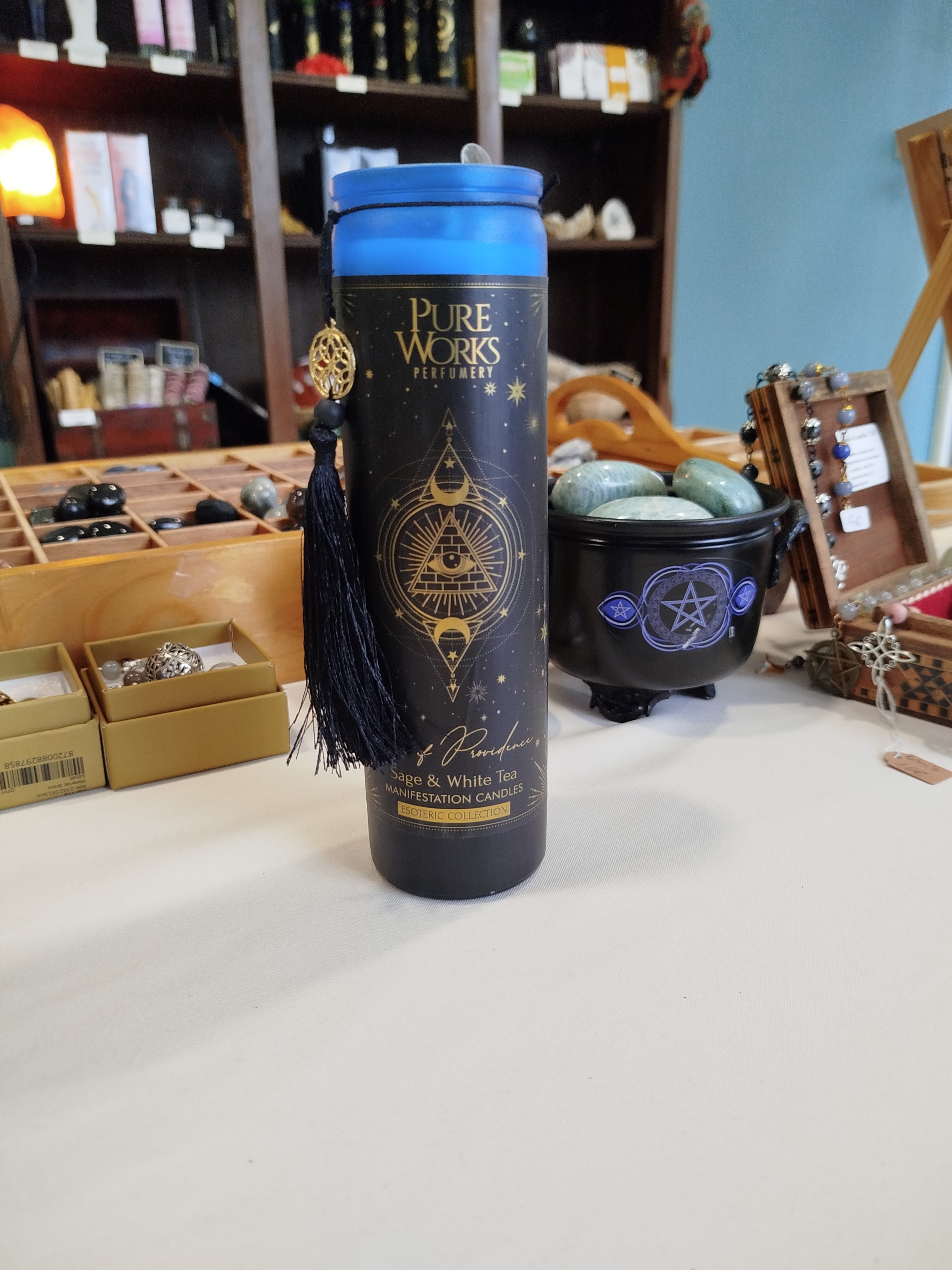 bougie d'intention, protection, neuvaine, manifestation