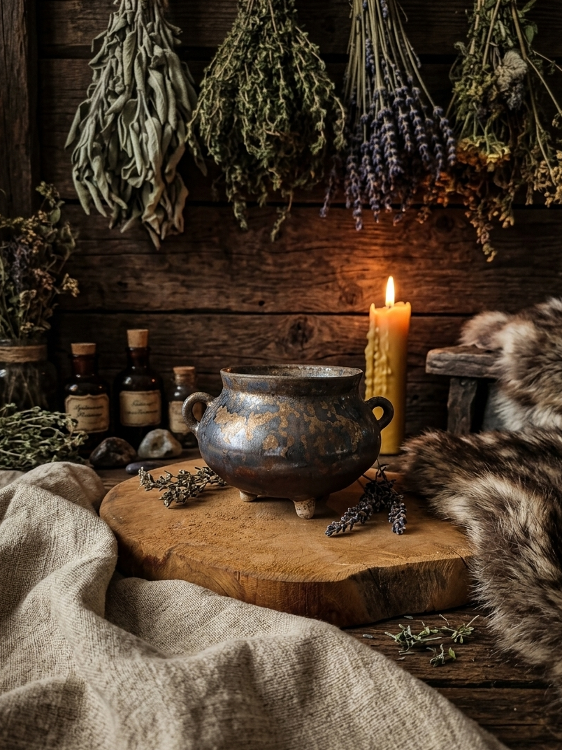 Chaudron en Céramique - en grès - Artisanal