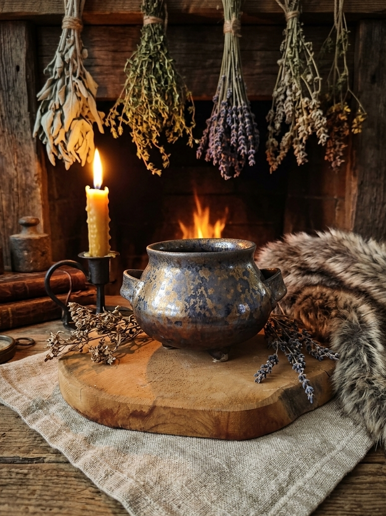 Chaudron en Céramique - en grès - Artisanal