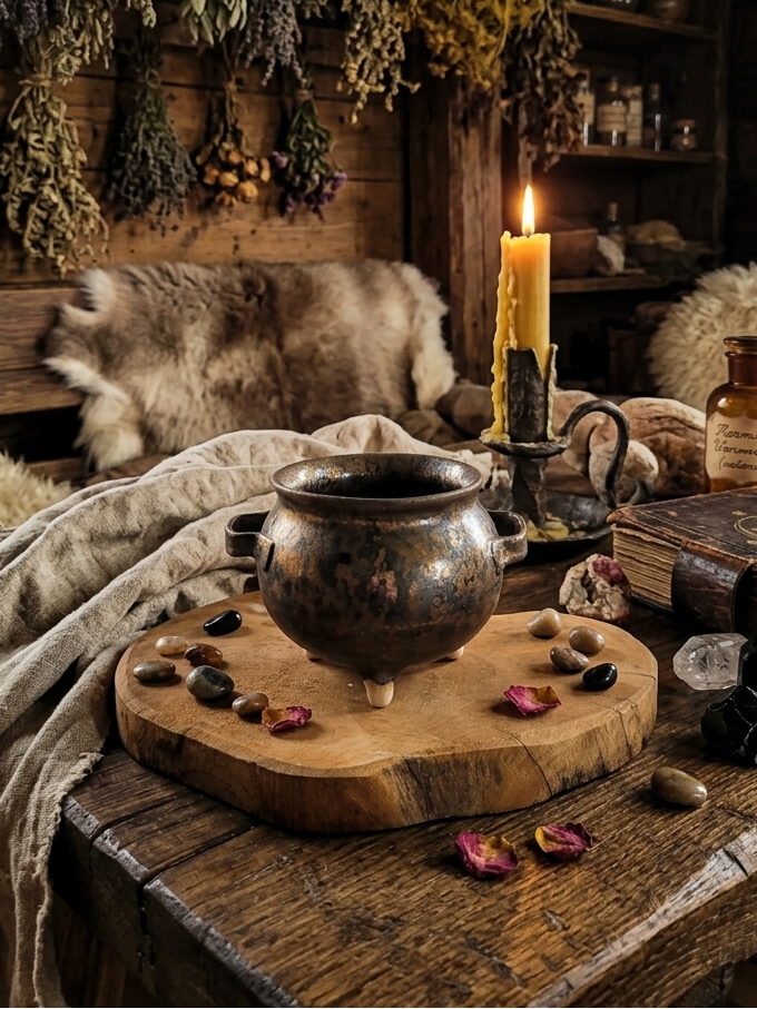Chaudron en Céramique - en grès - Artisanal