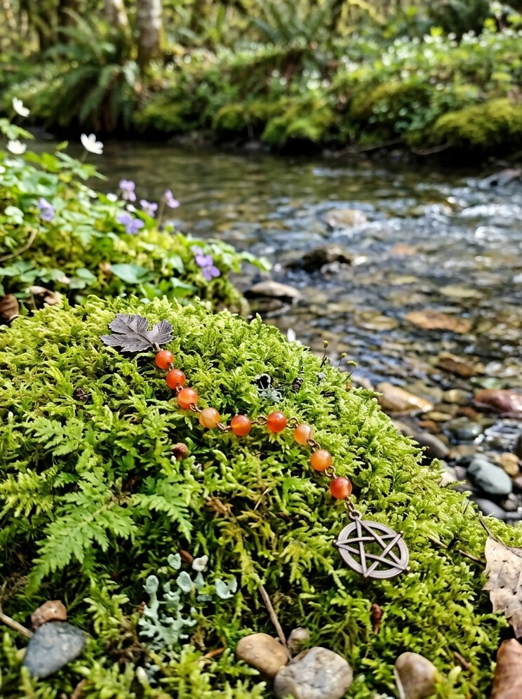 Cornaline : Pierre de vitalité, de créativité et de confiance en soi.