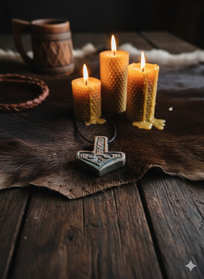 Forgé par les nains et capable de niveler des montagnes, Mjollnir est le puissant marteau de Thor qui ne rate jamais sa cible et revient toujours à la main de son maître.

Symbole ultime de protection et de force, il est si lourd que seul le dieu du Tonnerre est digne de le brandir pour foudroyer les géants.