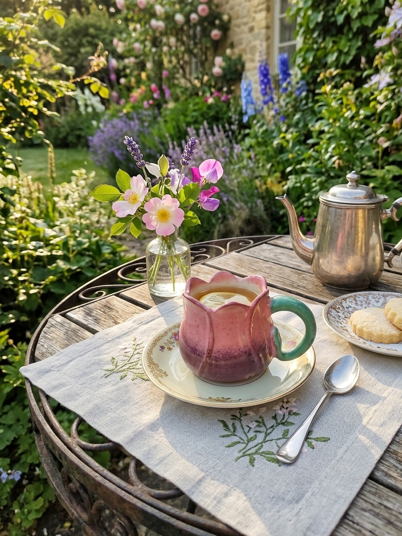 Tasse féerique - mug en grès Pyrité - céramique artisanale