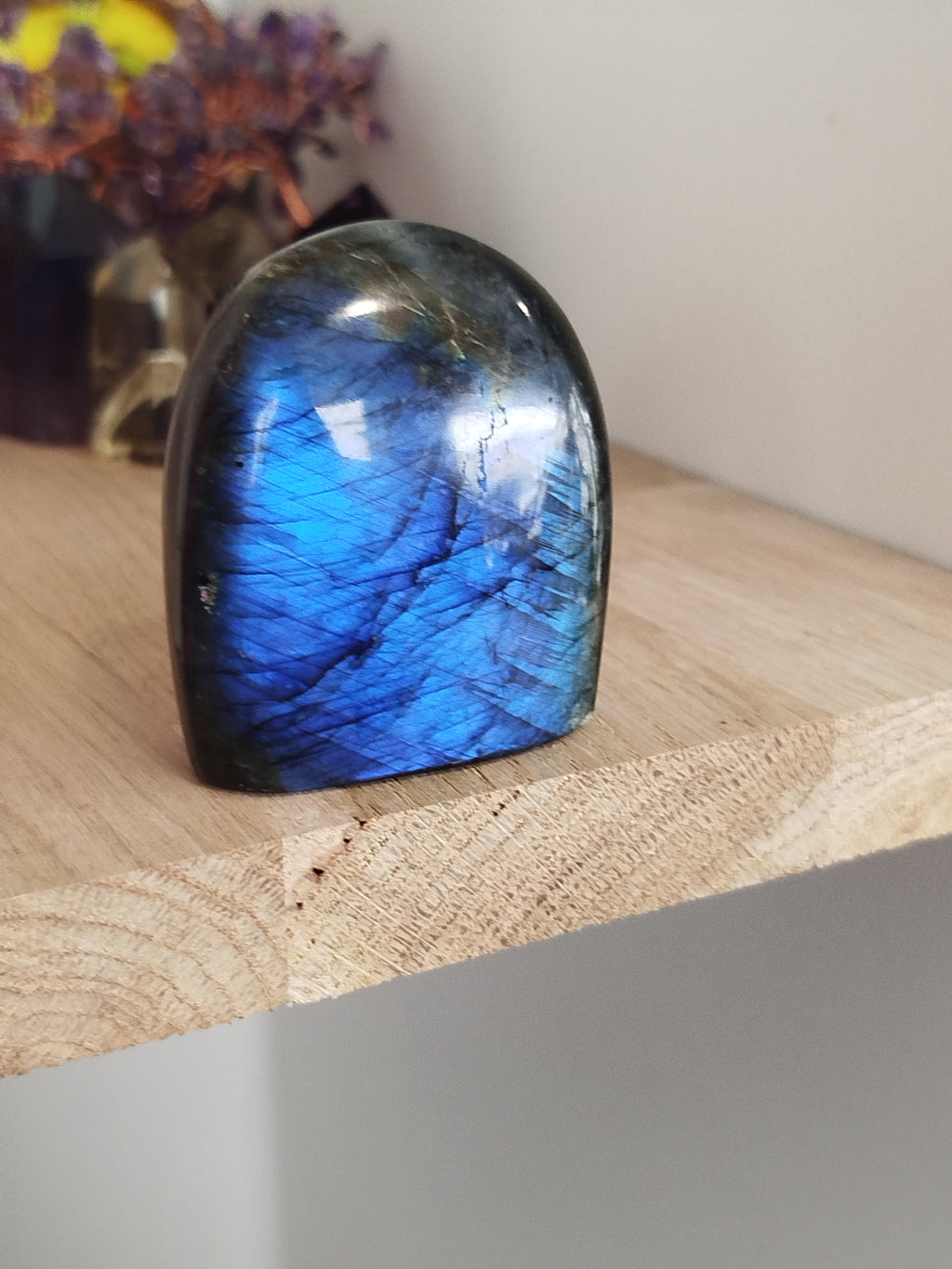 Lot de deux labradorites qualité Extra