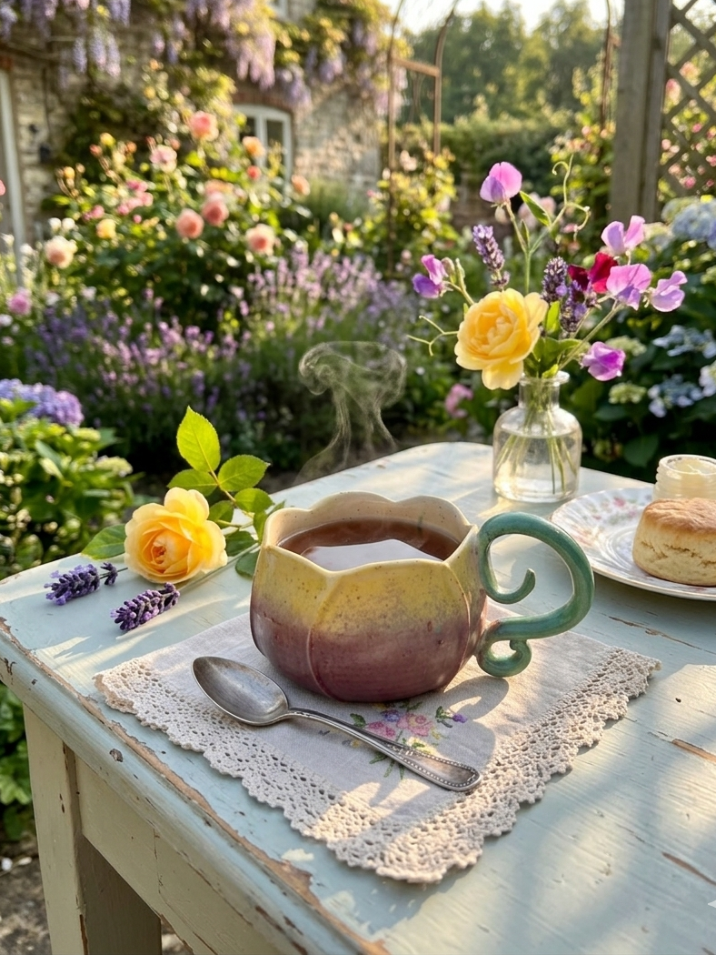 Tasse féerique - mug en grès Pyrité - céramique artisanale