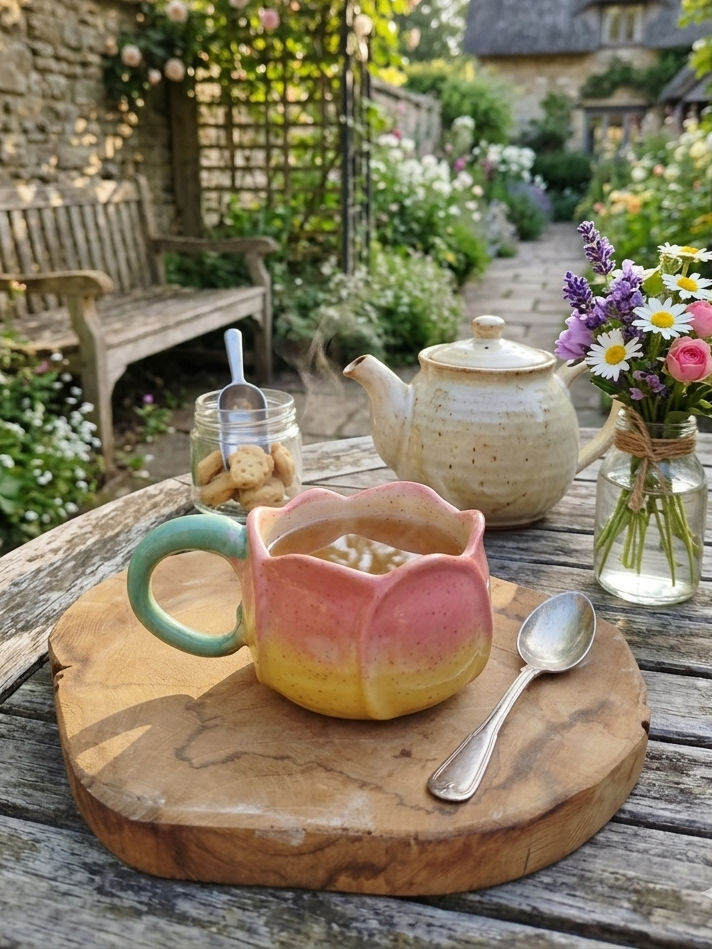 Tasse féerique - mug en grès Pyrité - céramique artisanale