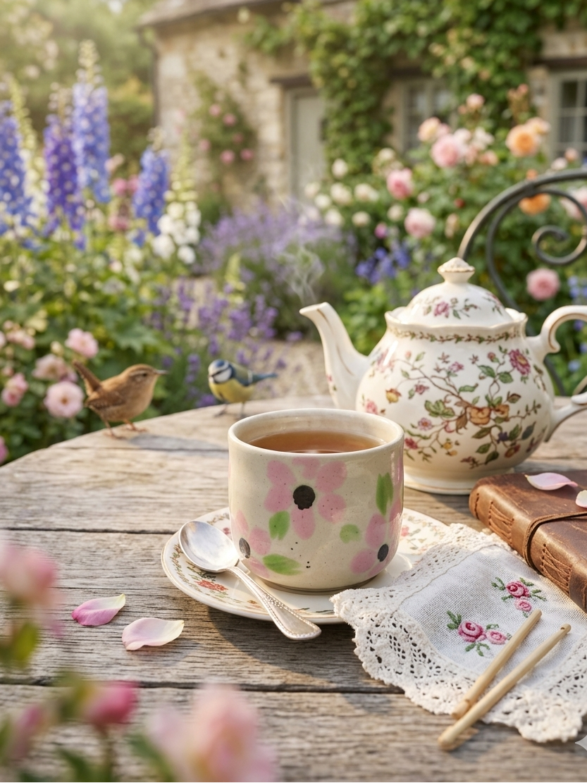 tasse à café printanière