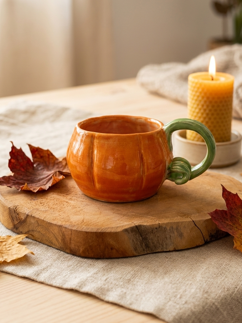 Tasses Citrouille en Céramique - mug en grès