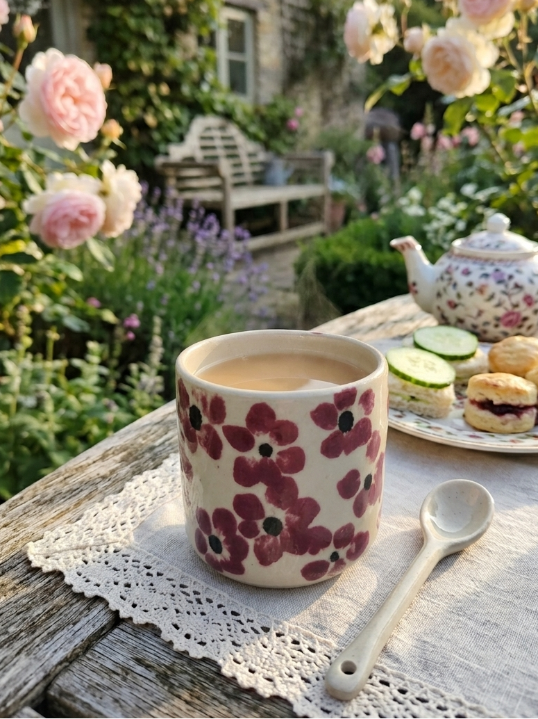 tasse à thé amaryllis